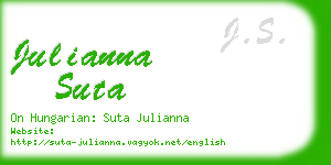 julianna suta business card